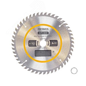 Изображение товара Диск пильный по дереву 185 мм ПРОФИ 48Т, 20 на 16 мм (шт)