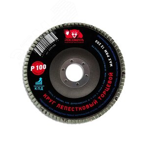 Изображение товара Круг лепестковый торцевой 125х22,2 мм зерно 100 (шт)