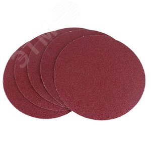 Изображение товара Круг шлифовальный под липучку 125 мм зерно 36 5 шт уп. (уп)