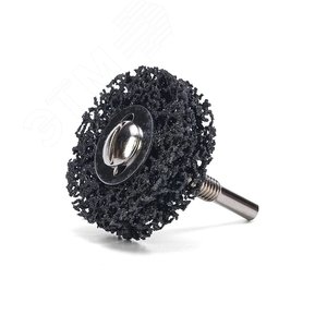 Изображение товара Круг зачистной коралловый, на дрель 50 мм, черный (шт)