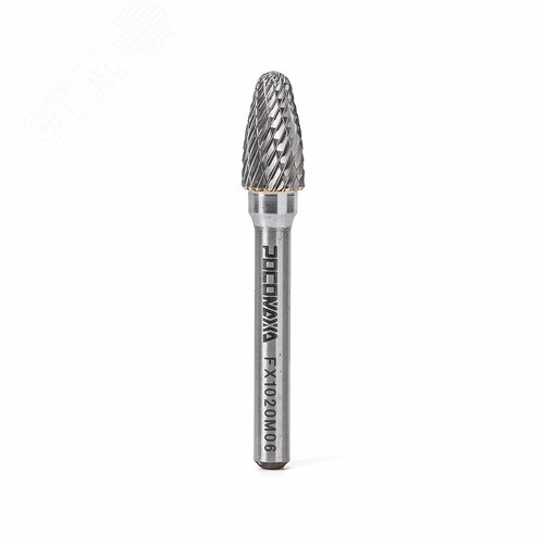 Изображение товара Борфреза твердосплавная сфероконическая d6хD10хl16хL56, тип F (шт)