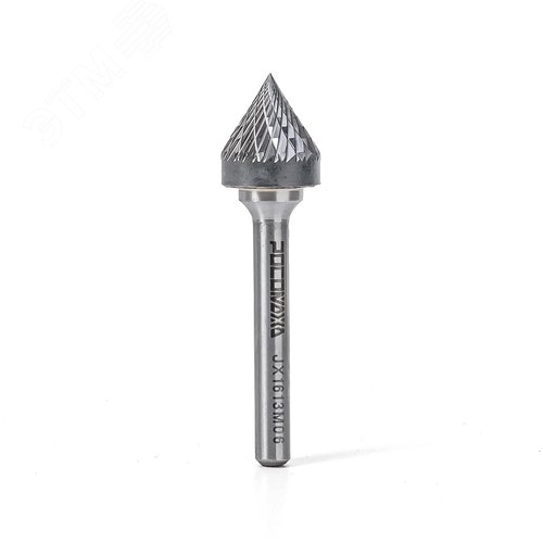 Изображение товара Борфреза твердосплавная коническая с углом 60 градусов d6хD16хl36хL65, тип J (шт)