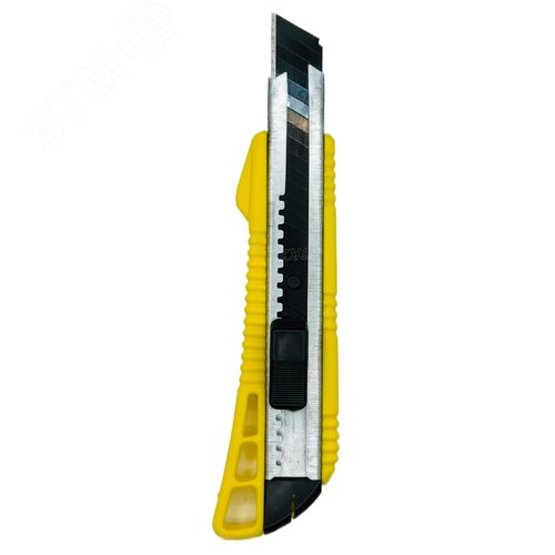 Изображение товара Нож с автофиксатором 18 мм, лезвие 0,5 мм (шт)