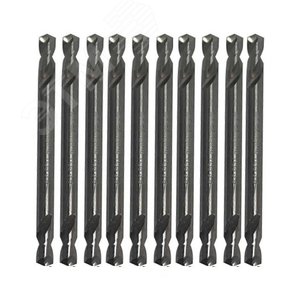 Изображение товара Сверла по металлу двухсторонние, HSS-G, 3,3х10х49 10 шт. (уп)