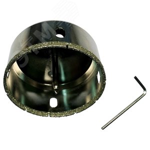 Изображение товара Коронка алмазная с центрирующим сверлом по керамограниту и керамике 68 мм (шт)