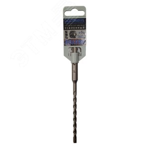 Изображение товара Бур по бетону SDS-plus усиленный 4 режущие грани 6х160 мм (шт)