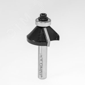 Изображение товара Фреза кромочная конусная с нижним подшипником d8*D30*H12*A45°,серия 1022 (шт)