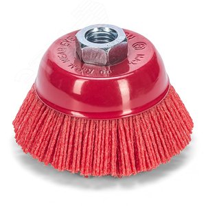 Изображение товара Щетка чашечная для УШМ с нейлоновым ворсом 75 мм (шт)