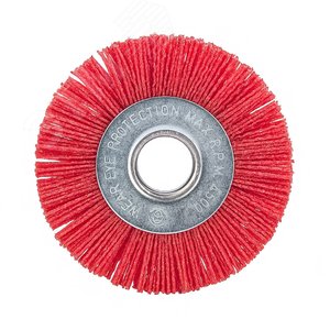 Изображение товара Щетка дисковая для УШМ с нейлоновым ворсом 100 мм (шт)