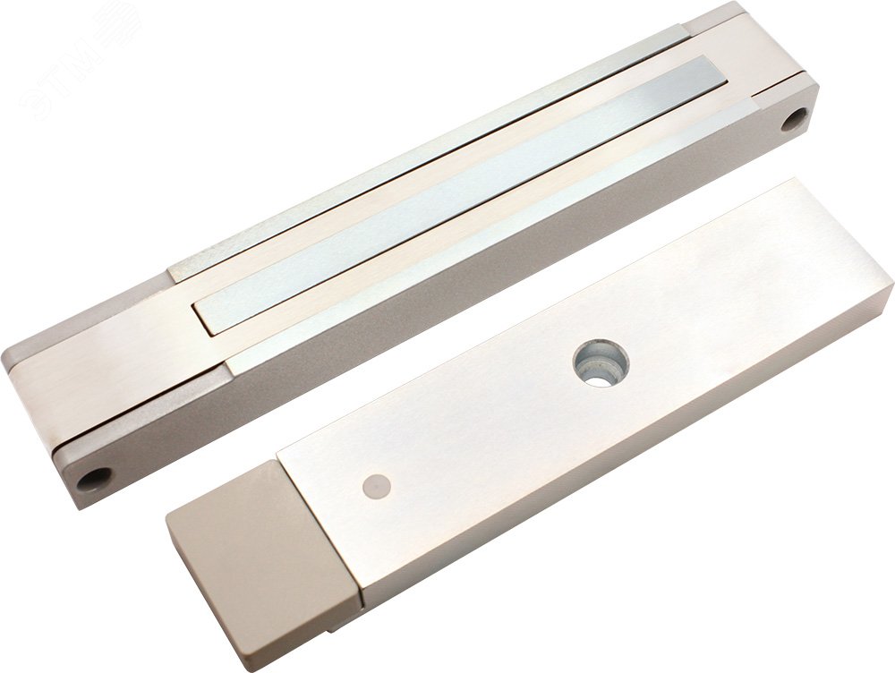 Изображение товара Замок электромагнитный ALM-300P-12V, усилие удержания якоря 250 – 300 кгс, с датчиком состояния двери, серый (шт)