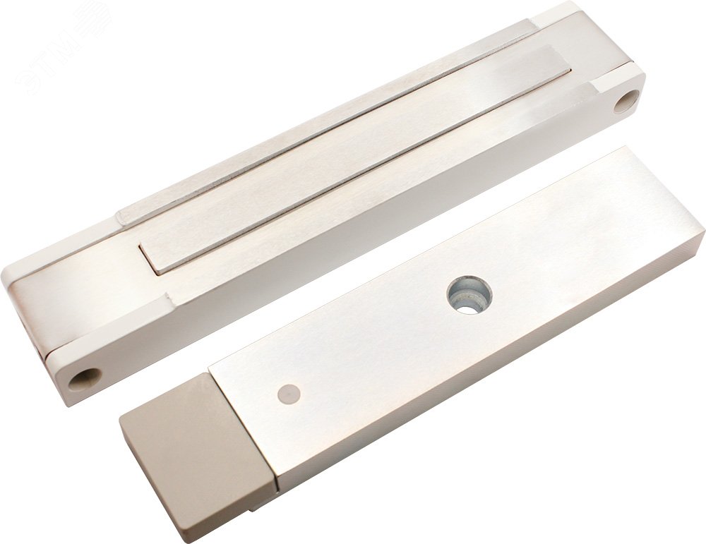 Изображение товара Замок электромагнитный ALM-400P-12V, усилие удержания якоря 380 – 400 кгс, с датчиком состояния двери, белый (шт)