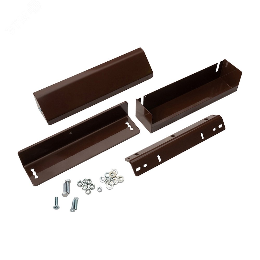 Изображение товара Комплект монтажный MK 300-400-IN для крепления замка коричневый