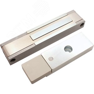 Изображение товара Замок электромагнитный ALM-150P-12V, усилие удержания якоря 120 – 150 кгс, с датчиком состояния двери, серый (шт)