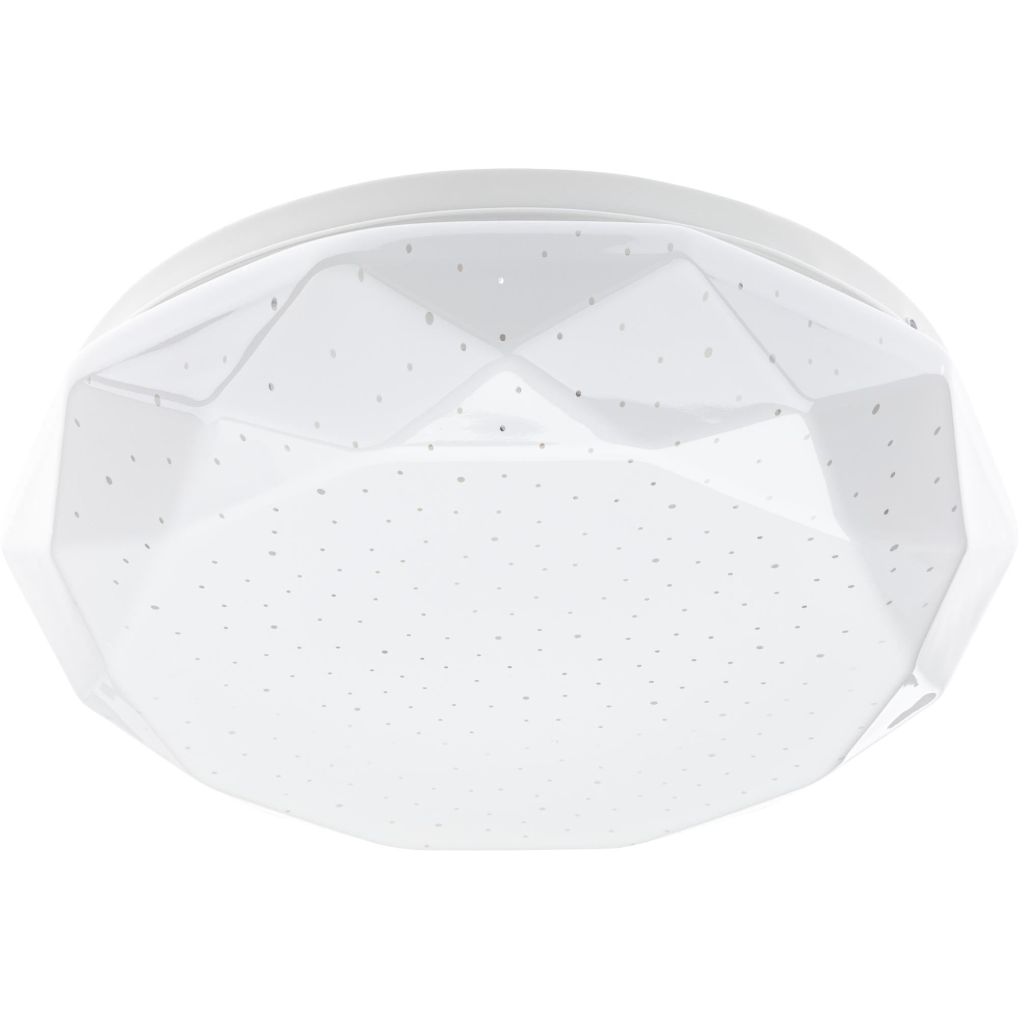 Светильник потолочный светодиодный диммируемый, BRILLIANCE, с Алисой, с ДУ, RGB, 410х85мм, 60Вт, 2700K-6400К, 23м, белый