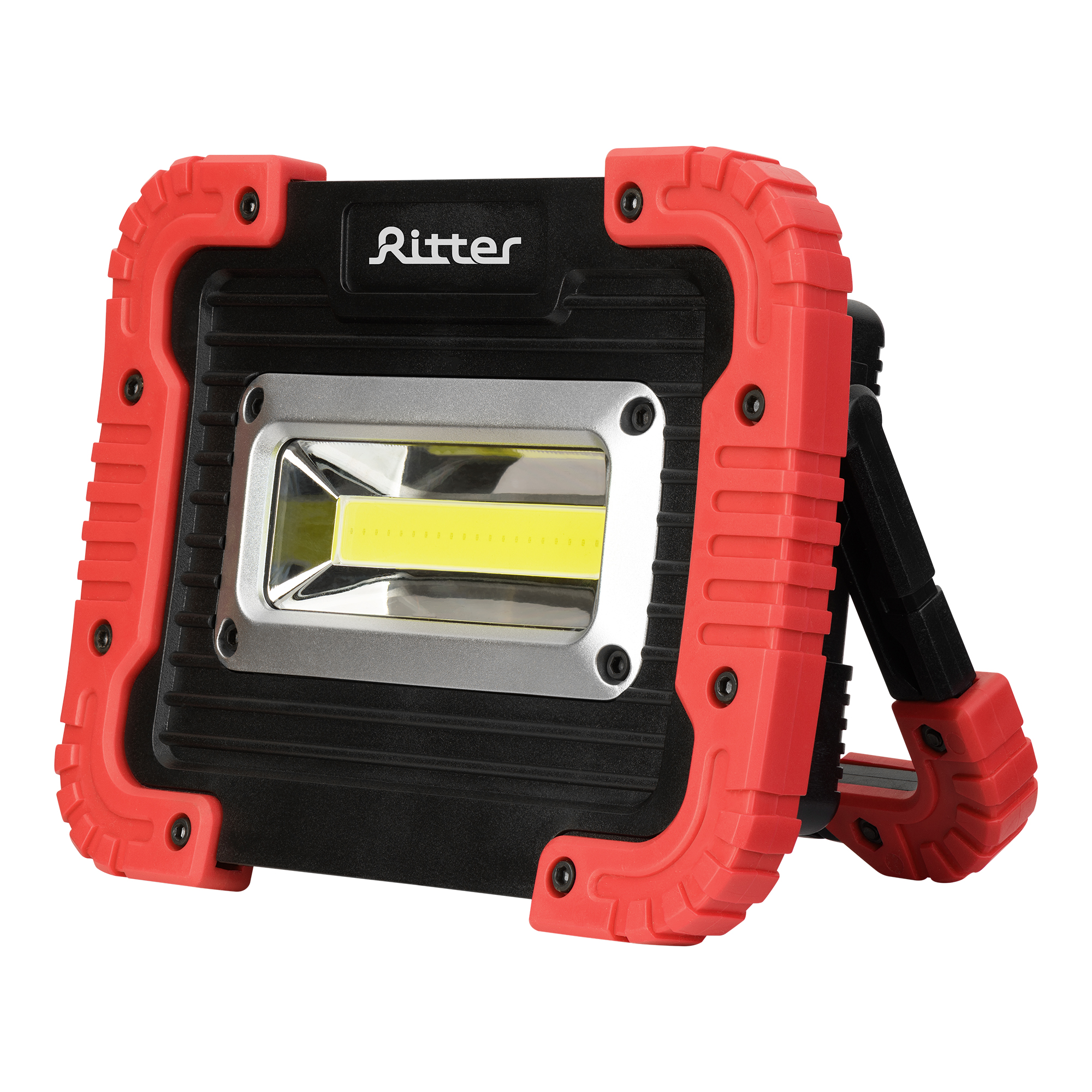 Фонарь прожекторный, на батарейках, ручка для переноски, крепление на магнитах, 7Вт, 490Лм, IP65, 29130 5, Ritter