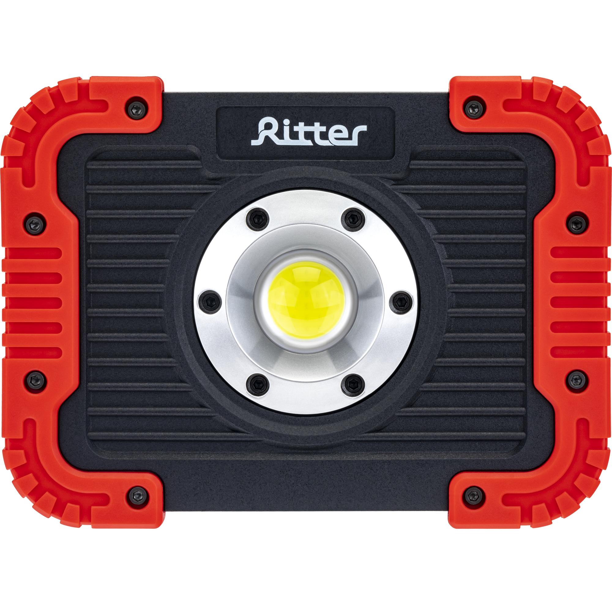 Фонарь прожекторный, аккумуляторный, три режима работы, функция Powerbank, 15Вт, 1100Лм, IP65, 29134 3, Ritter