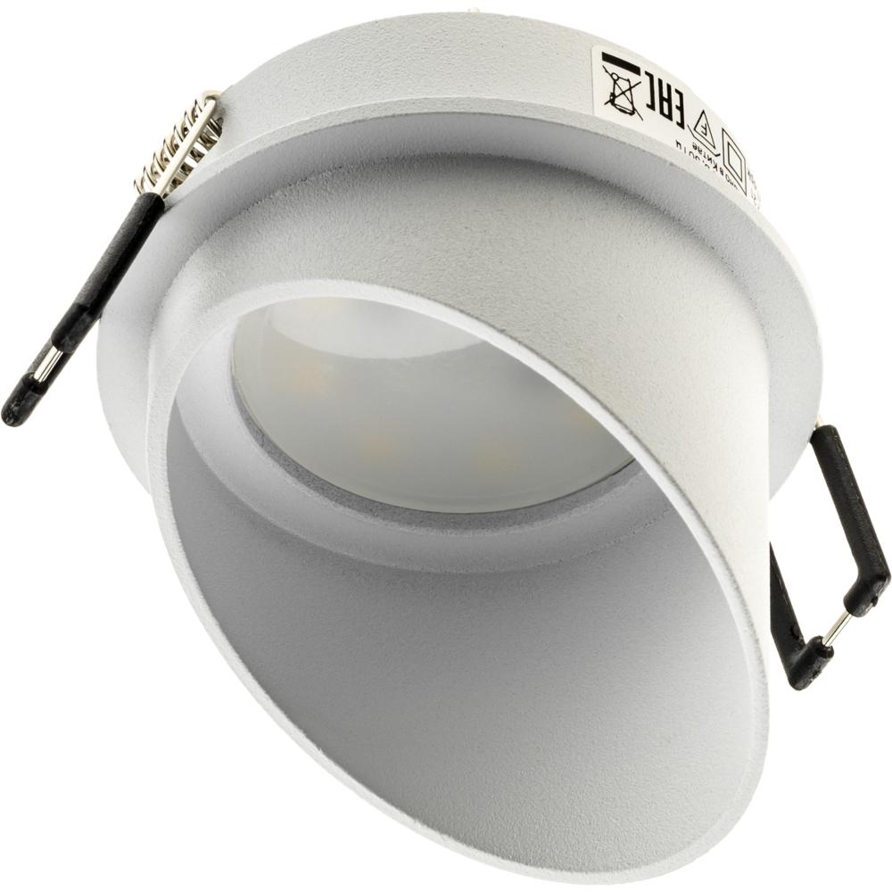 Светильник встраиваемый, ARTIN, цилиндр, 68х68х68мм, монтажное отверстие 65х65мм, GU5.3, алюминий, белый, 51413 8, Ritter