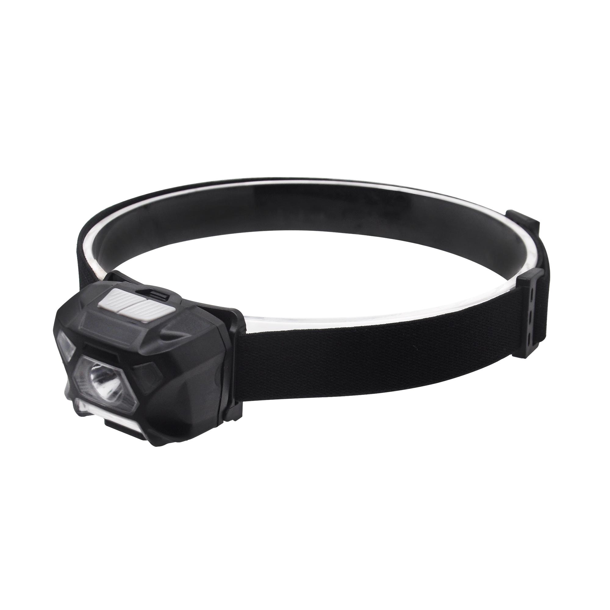 Фонарь налобный аккумуляторный LED регулируемый ремень датчик движения 5 режимов работы 3Вт+3Вт 1200 мАч 140Лм IP44 56208 9 Ritter