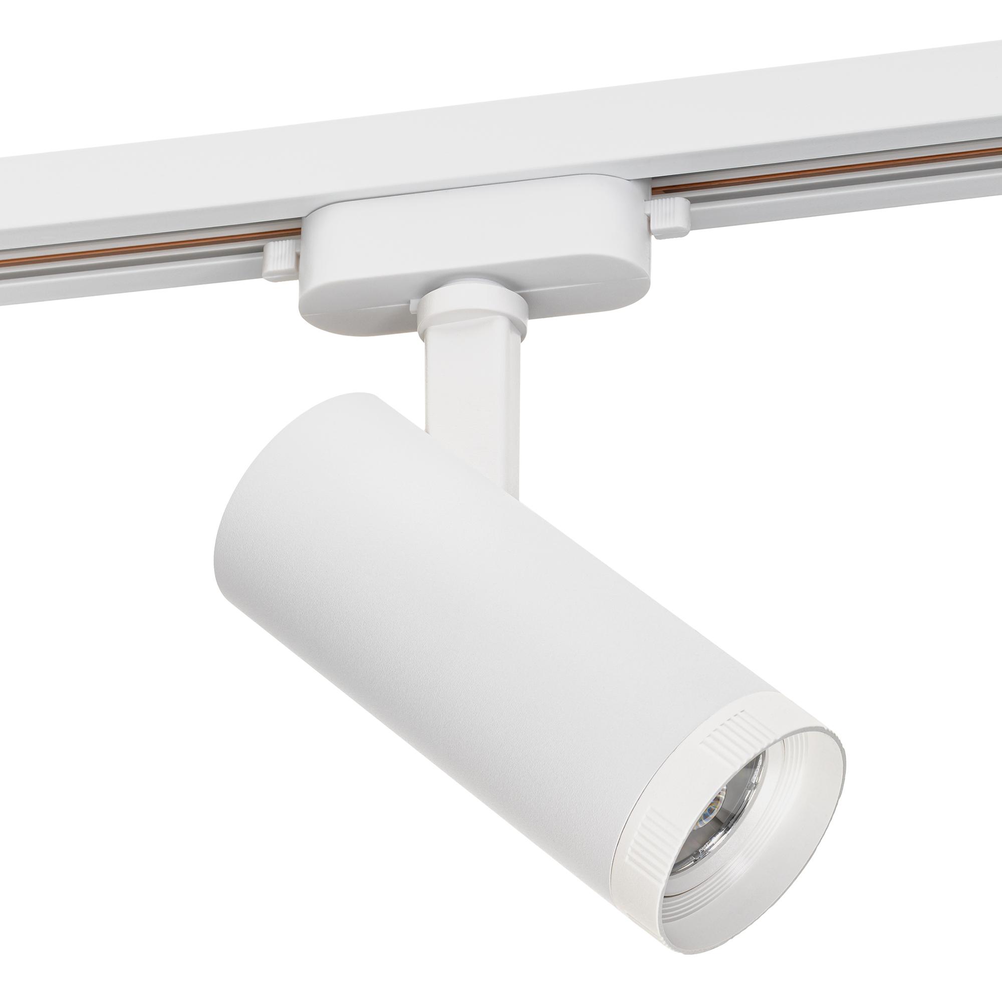 Светильник трековый, накладной, светодиодный, ARTLINE, поворотный, с регулировкой фокуса, цилиндр, 57x57x135mm, 10 Вт, 850Лм, 4000К, 230В, алюминий, 5,5м, белый