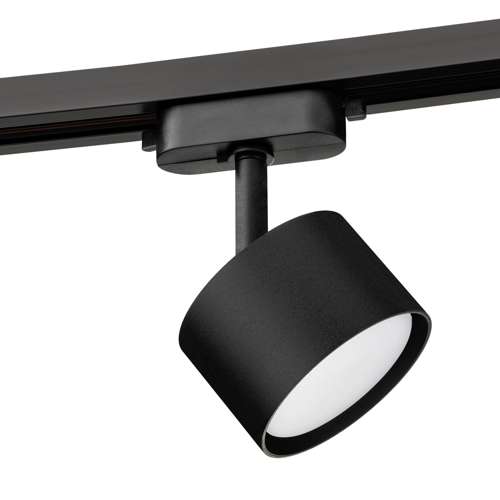 Светильник трековый, накладной, ARTLINE, поворотный, цилиндр, 85x85x55mm, GX53, 230В, алюминий, 4м, черный