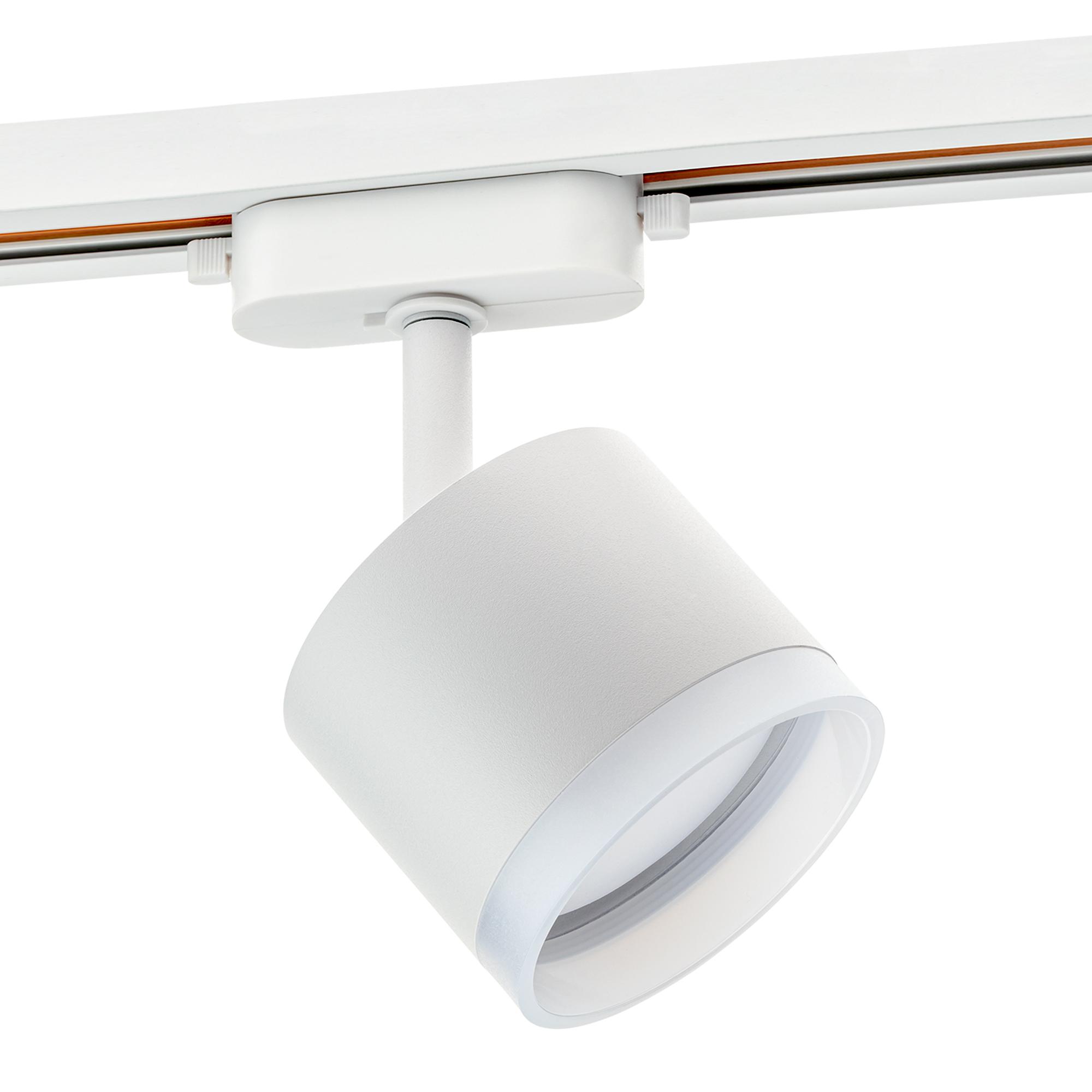 Светильник трековый, накладной, ARTLINE, поворотный, цилиндр, 85х85х70mm, GX53, 230В, алюминий/пластик, 4м, белый