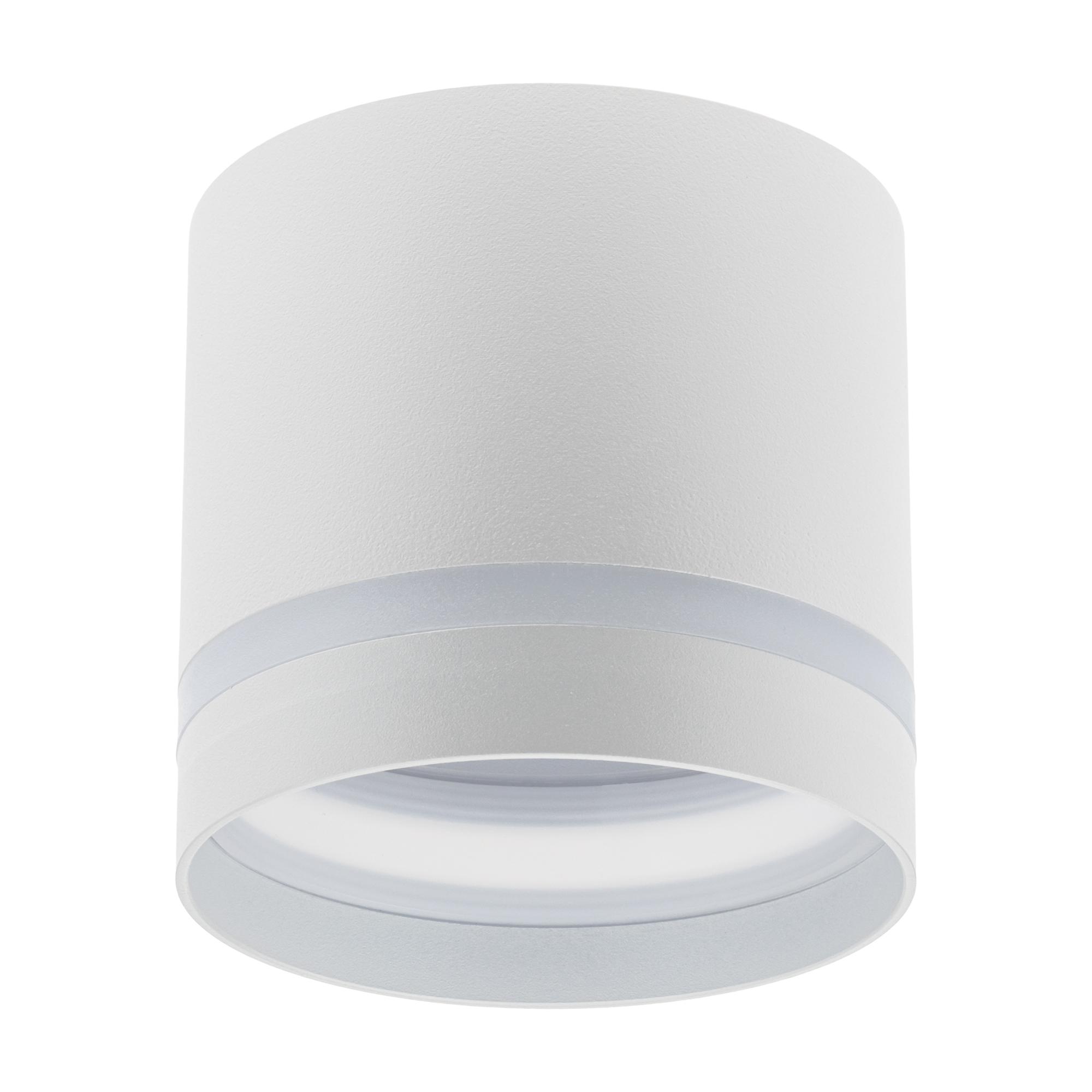 Светильник накладной, ARTON, цилиндр, 85х85х80мм, GX53, алюминий, белый