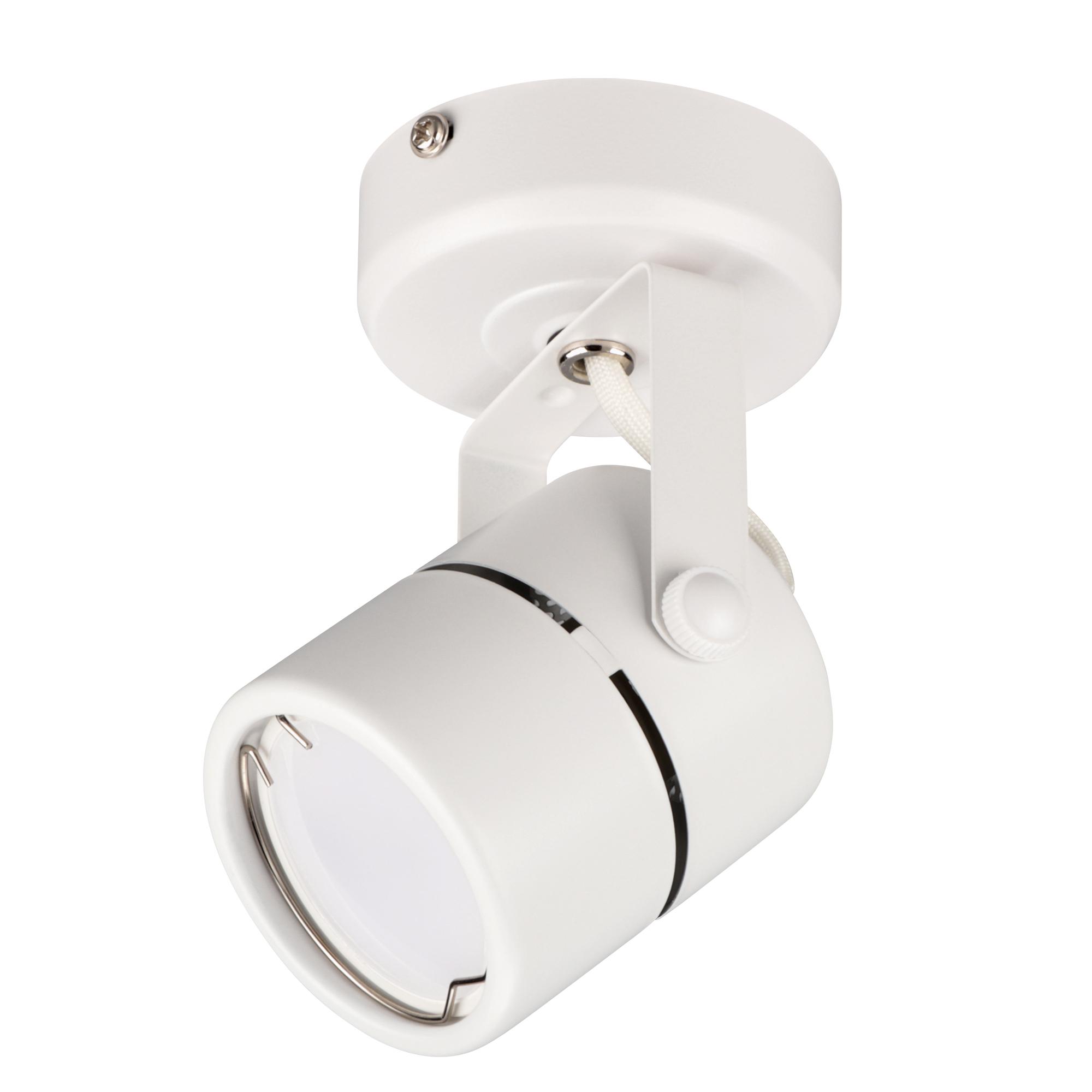 Светильник накладной, ARTON, поворотный, цилиндр, 60х60х85мм, GU10, металл, белый
