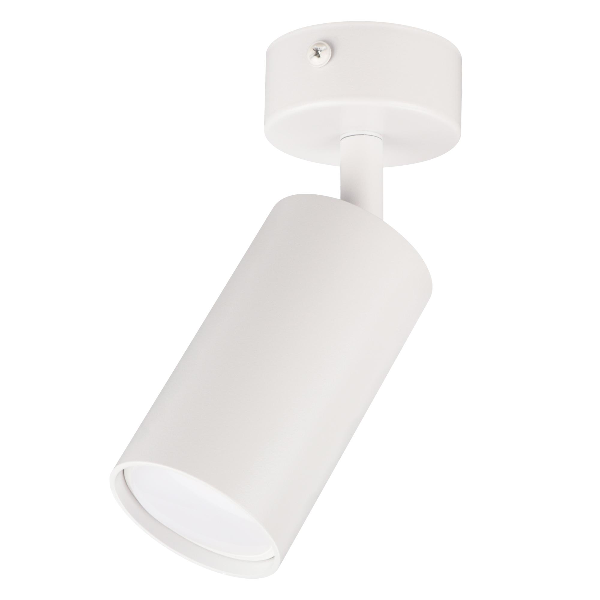 Светильник накладной, ARTON, поворотный, цилиндр, 55х55х100мм, GU10, алюминий, белый