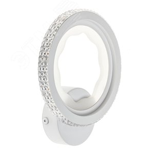 Светильник настенный светодиодный бра, LUCIDO, 195x55x230мм, 24Вт, 9м, белый - фото 1