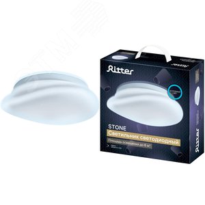 Светильник потолочный светодиодный, STONE, 235х68мм, 12Вт, 6000К, 6м, белый - фото 2