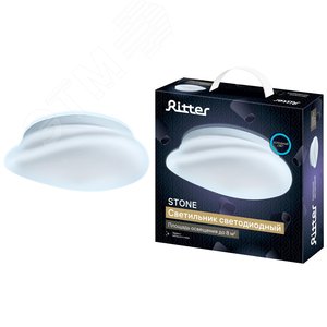 Светильник потолочный светодиодный, STONE, 260х70мм, 24Вт, 6000К, 8м, белый - фото 2