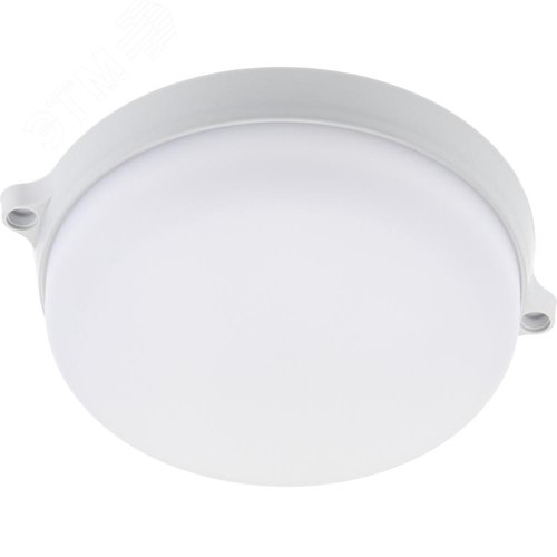 Светильник накладной, светодиодный, влагозащищенный, ROUND, 144х126х41мм, 12Вт, 4000К, 1020Лм, IP65 - фото 2