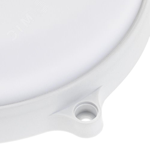 Светильник накладной, светодиодный, влагозащищенный, ROUND, 144х126х41мм, 12Вт, 4000К, 1020Лм, IP65 - фото 5