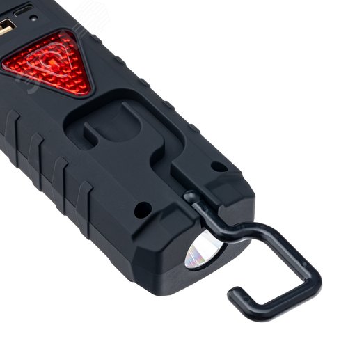 Фонарь ручной, аккумуляторныйуляторный, поворотный механизм, встроенный магнит, функция Powerbank, 3 режима работы, 5Вт+1Вт, Li-Ion 2000 мАч, IP44 - фото 5