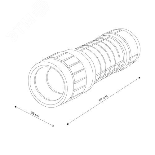 Фонарь ручной, на батарейках, ремешок в комплекте, 2Вт, 3хААА, IP44 - фото 8