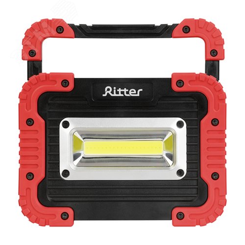 Фонарь прожекторный, на батарейках, ручка для переноски, крепление на магнитах, 7Вт, 490Лм, IP65, 29130 5, Ritter - фото 3