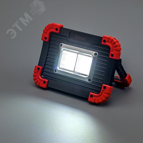Фонарь прожекторный, аккумуляторный, три режима работы, функция Powerbank, 11Вт, 1100Лм, IP20, 29131 2, Ritter - фото 7