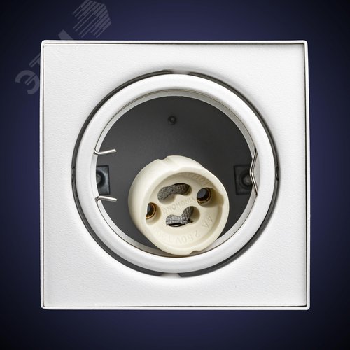 Светильник накладной, ARTON, квадрат, 80х80х100мм, GU10, алюминий, белый - фото 6