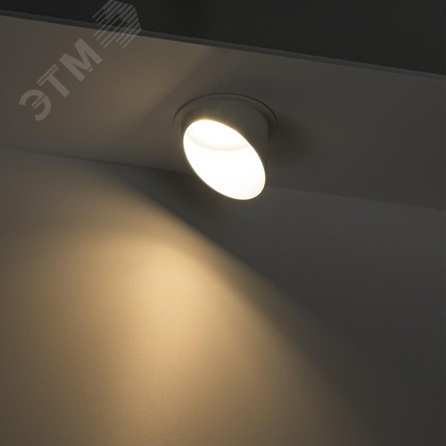 Светильник встраиваемый, ARTIN, цилиндр, 68х68х68мм, монтажное отверстие 65х65мм, GU5.3, алюминий, белый, 51413 8, Ritter - фото 6