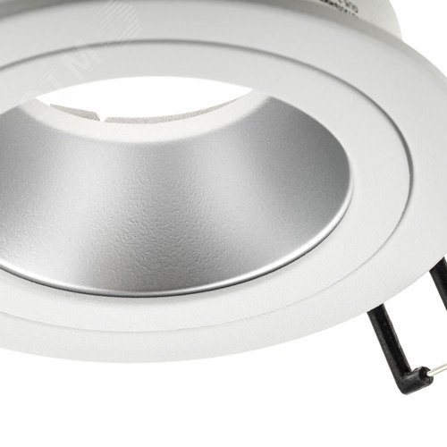 Светильник встраиваемый, ARTIN, скрытая лампа, круг, 92х92х40мм, монтажное отверстие 80х80мм, GU5.3, алюминий, белый - фото 3