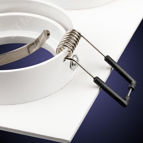 Светильник встраиваемый, ARTIN, прямоугольник, 175х94х25мм, монтажное отверстие 75х150мм, 2хGU5.3, алюминий, белый - фото 6