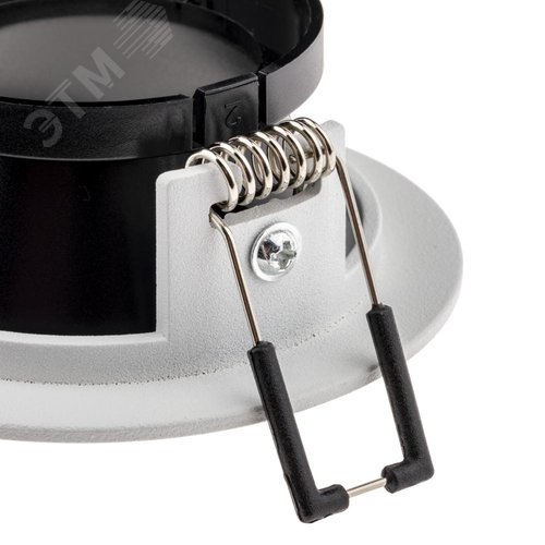 Светильник встраиваемый, ARTIN, круг, 87х87х35мм, монтажное отверстие 75х75мм, GU5.3, алюминий, белый, 51431 2, Ritter - фото 6