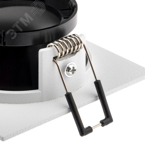 Светильник встраиваемый, ARTIN, квадрат, 87х87х38мм, монтажное отверстие 75х75мм, GU5.3, алюминий, белый, 51433 6, Ritter - фото 5