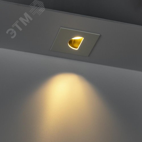 Светильник встраиваемый, ARTIN, квадрат, 87х87х38мм, монтажное отверстие 75х75мм, GU5.3, алюминий, белый, 51433 6, Ritter - фото 6