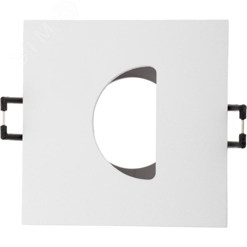 Светильник встраиваемый, ARTIN, квадрат, 87х87х38мм, монтажное отверстие 75х75мм, GU5.3, алюминий, белый, 51433 6, Ritter - фото 3