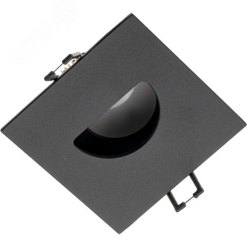 Светильник встраиваемый, ARTIN, квадрат, 87х87х38мм, монтажное отверстие 75х75мм, GU5.3, алюминий, черный, 51434 3, Ritter - фото 4