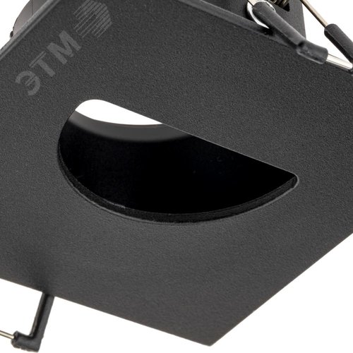 Светильник встраиваемый, ARTIN, квадрат, 87х87х38мм, монтажное отверстие 75х75мм, GU5.3, алюминий, черный, 51434 3, Ritter - фото 5