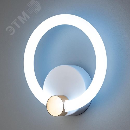 Светильник настенный светодиодный бра, OTTIMO, 200x75x190, 20Вт, 2700K/4200K/6400K, 9м, белый/золото - фото 6