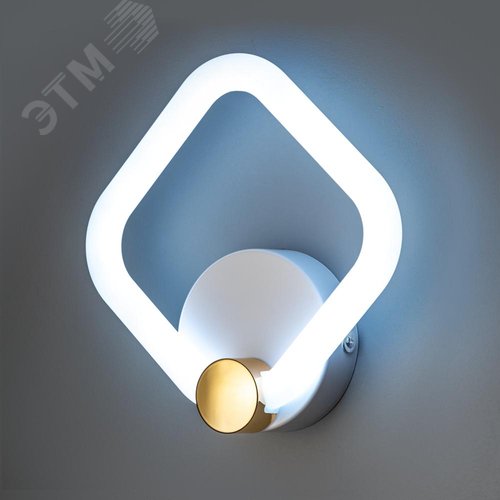 Светильник настенный светодиодный бра, OTTIMO, 200х80х210, 20Вт, 9м, белый/золото - фото 6