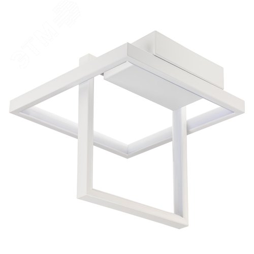 Люстра потолочная светодиодная, FALENA, 3 режима, 250x250x215мм, 24Вт, 2700K/4200K/6400K, 9м, белый - фото 1